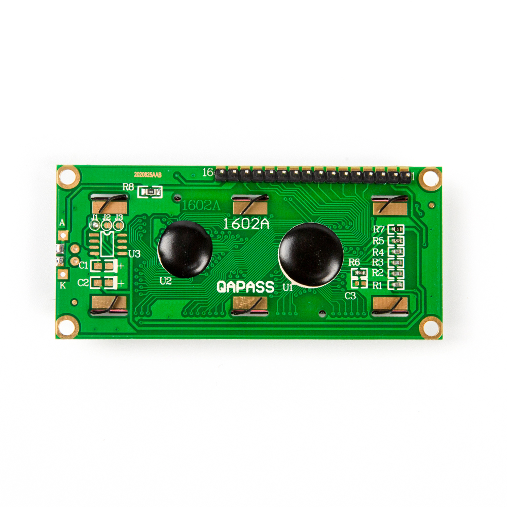 Дисплей LCD1602 синий, с пайкой